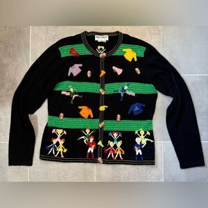 Jack B. Quick Vintage Football Cheerleader Sweater